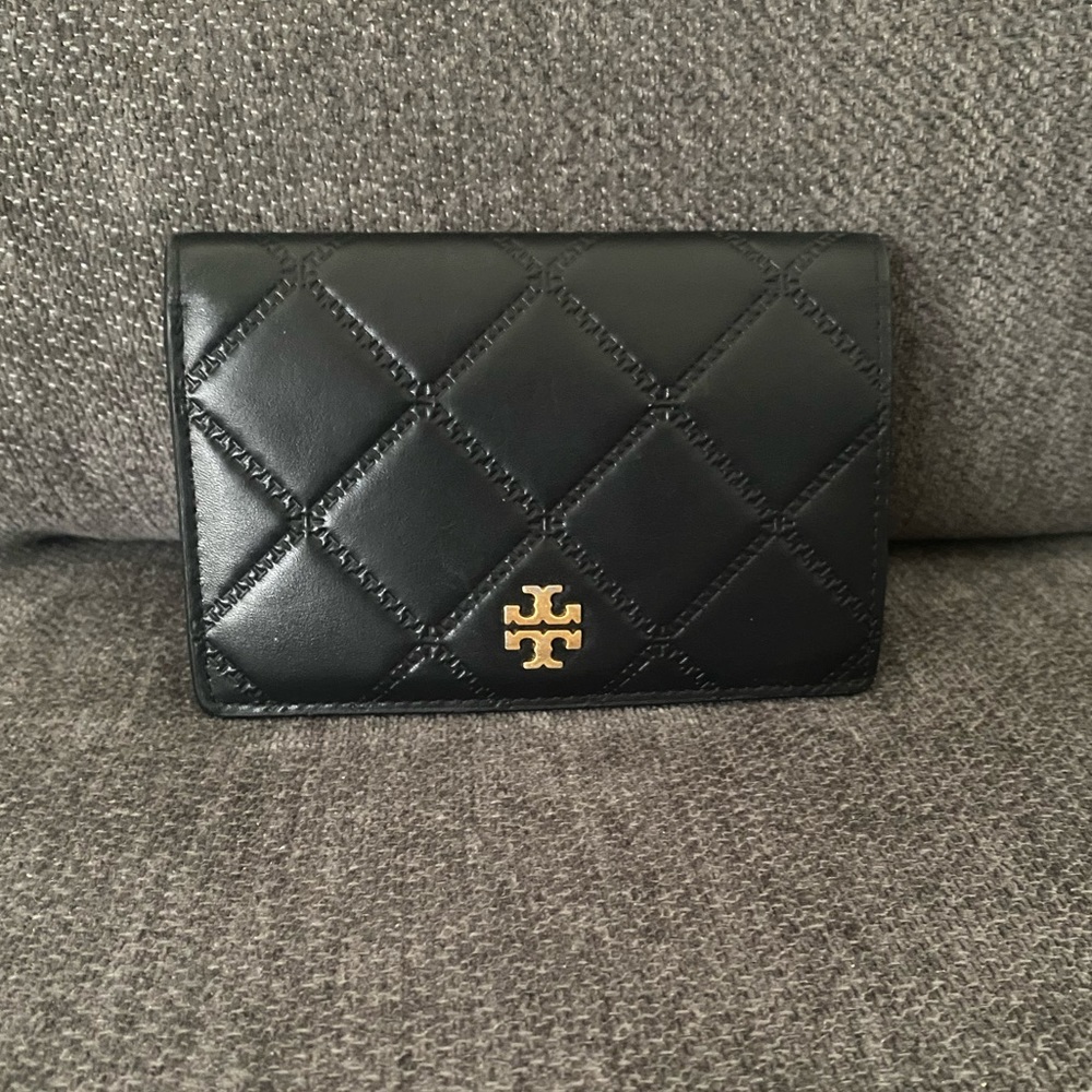 Tory Burch Georgia Slim Leather Wallet